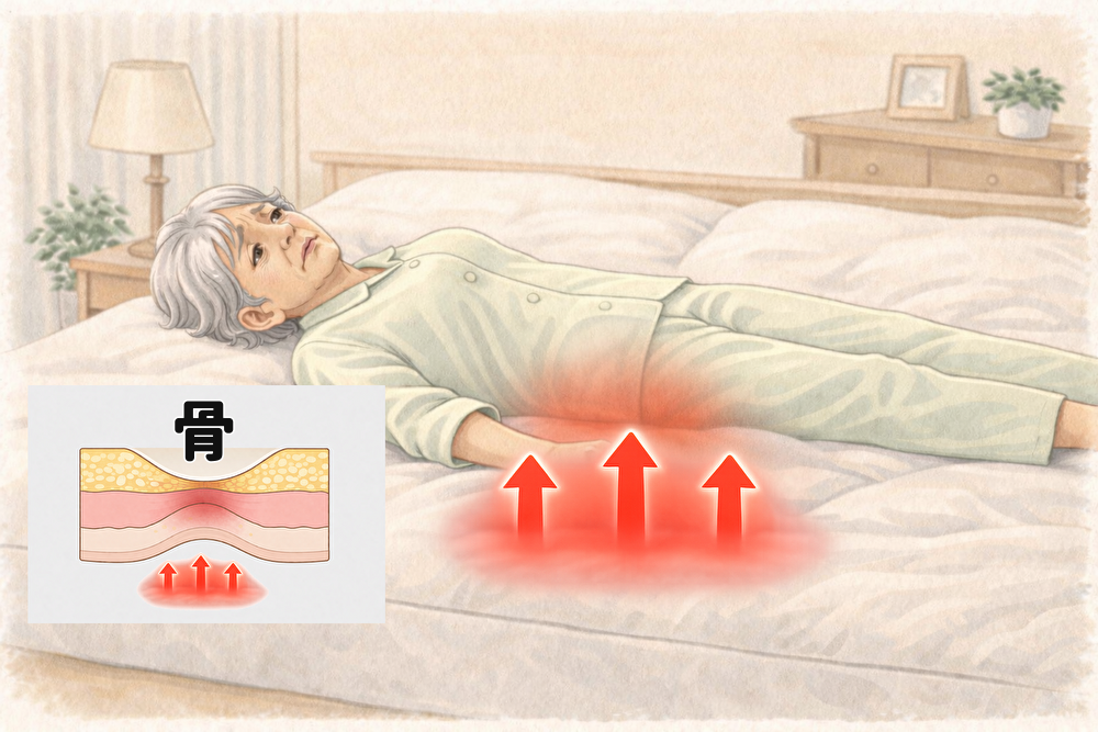 寝返りしやすさと体を守ることの大切さのイメージ